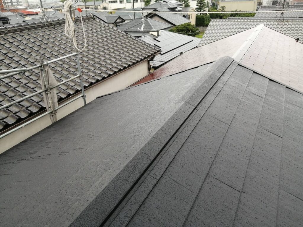 摂津市にて屋根葺き替え工事