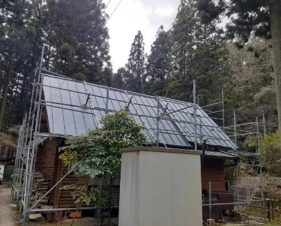 和歌山市にて屋根カバー工法